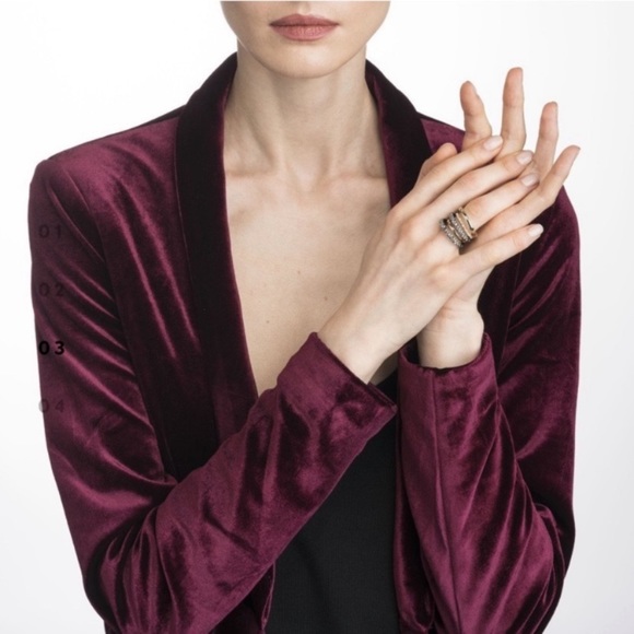 ALEXIS BITTAR NEW Brutalist Gold & Gunmetal Pavé Orbiting Crystal Ring Size 8 - Picture 3 of 15